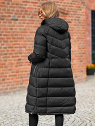 Juoda moteriška striukė OZONEE JS/M736/392Z