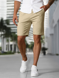 Smėlinės vyriški chino šortai OZONEE TMK/DC809/5Z