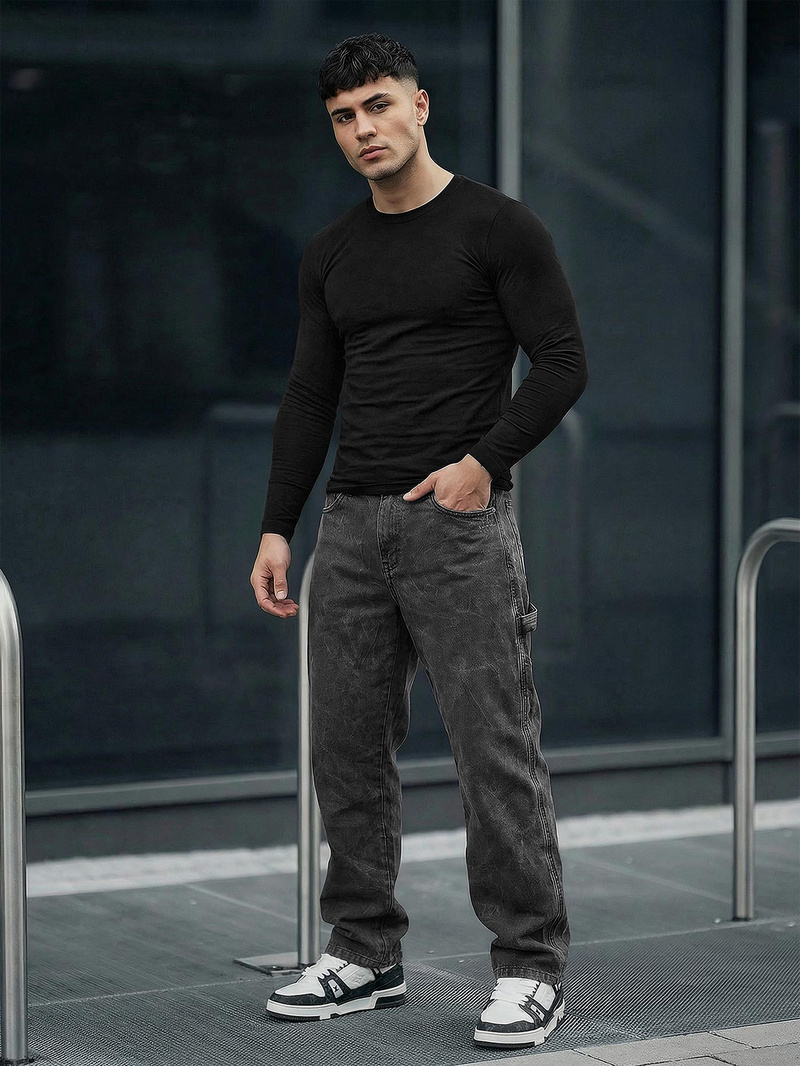 Grafitiniai vyriški džinsai OZONEE O/KK2828/5Z