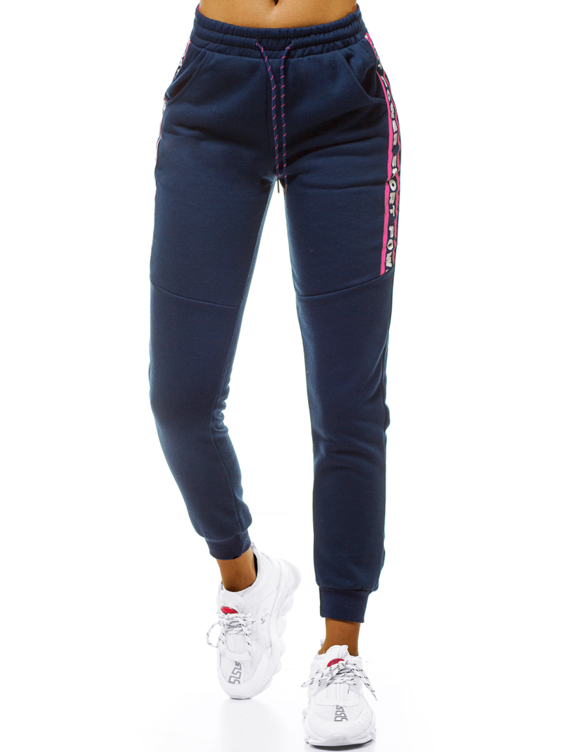 Granatinės moteriškos sportinės kelnės OZONEE JS/KSW5002