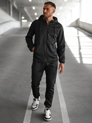 Juodas vyriškas sportinis kostiumas OZONEE JS/8C1967/3