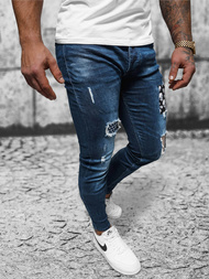 Tamsiai-mėlyni vyriški džinsai OZONEE NB/MP0015BS