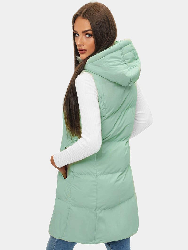 Mėtinė moteriška liemenė OZONEE JS/M721/236