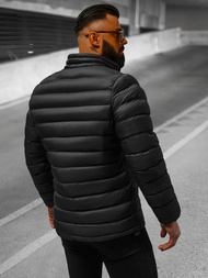 Pereinamojo laikotarpio juoda vyriška striukė/2 OZONEE JB/JP1111