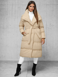 Smėlinė moteriška striukė OZONEE JS/M737/62Z