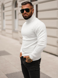 Baltas vyriškas megztinis OZONEE O/GM309