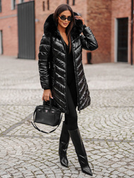 Juoda moteriška striukė OZONEE JS/16M9100/392Z