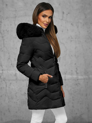 Juoda moteriška striukė OZONEE JS/16M9121/392