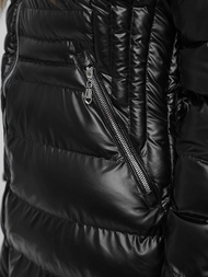 Juodai-ruda moteriška žieminė striukė OZONEE JS/M777/392B