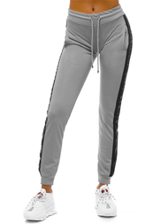 Pilkos moteriškos sportinės kelnės OZONEE O/82318