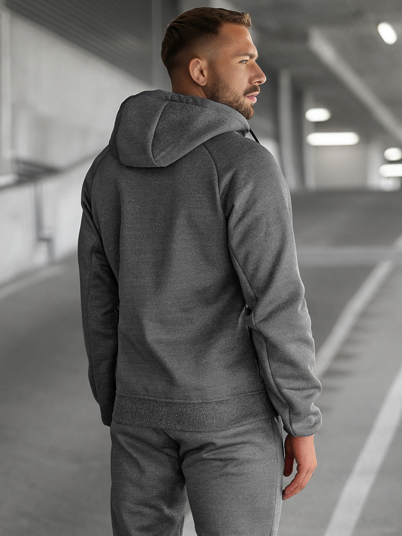 Grafitinis vyriškas sportinis kostiumas OZONEE JS/8C1967/5