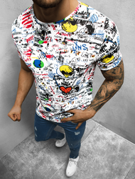 Spalvoti vyriški marškinėliai OZONEE O/BL56