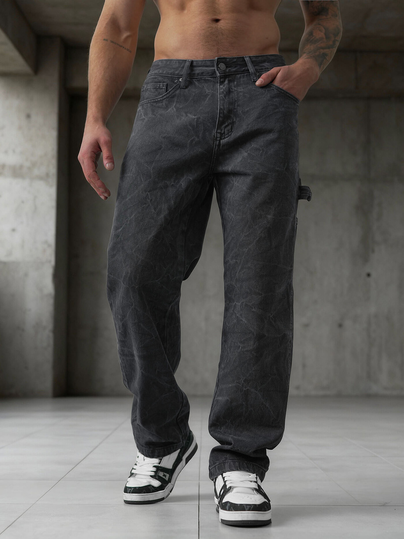 Grafitiniai vyriški džinsai OZONEE O/KK2828/5