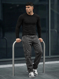 Grafitiniai vyriški džinsai OZONEE O/KK2828/5Z