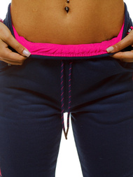 Granatinės moteriškos sportinės kelnės OZONEE JS/KSW5002