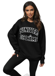 Juodas džemperis OZONEE O/SWE23055