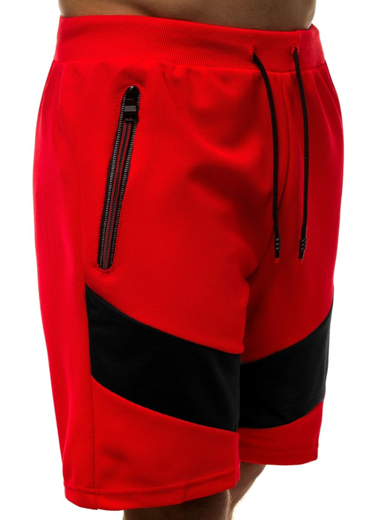 Raudoni vyriški šortai OZONEE JS/KS2515