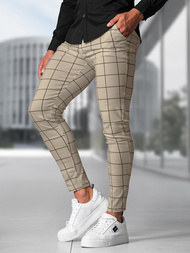 Smėliniai Vyriškos Chino Kelnės OZONEE O/P4009Z