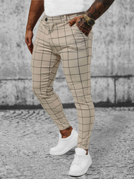 Smėliniai Vyriškos Chino Kelnės OZONEE O/P4009