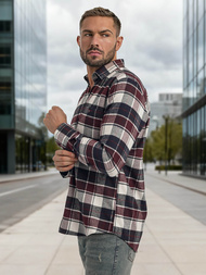 Bordinė vyriški marškiniai OZONEE V/V174