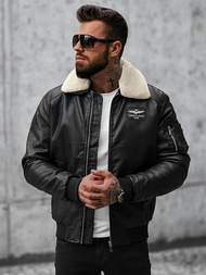 Juoda vyriška striukė OZONEE O/4811Z