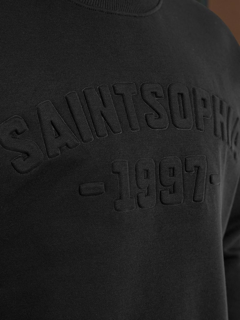 Juodas vyriškas džemperis OZONEE JS/8B1953/3