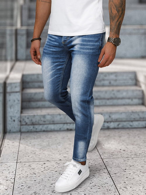 Mėlyni vyriški džinsai OZONEE NB/MP0199BC