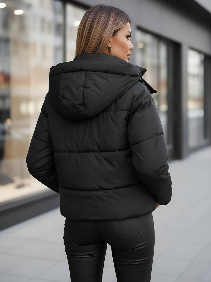 Juoda moteriška striukė OZONEE JS/16M9188/392Z