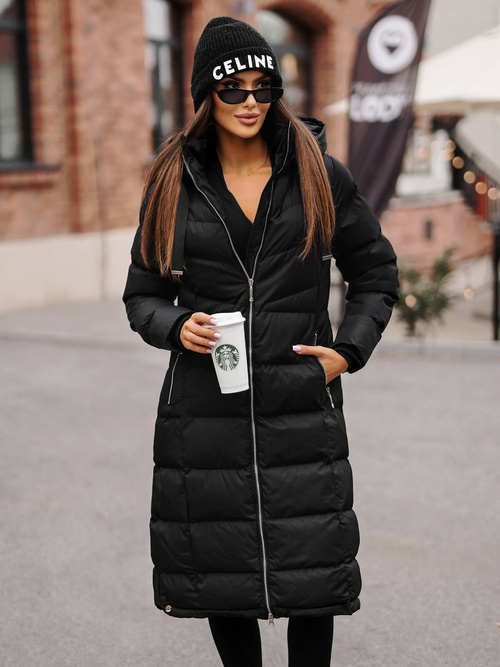 Juoda moteriška striukė OZONEE JS/M736/392Z