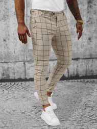 Smėliniai Vyriškos Chino Kelnės OZONEE O/P4009