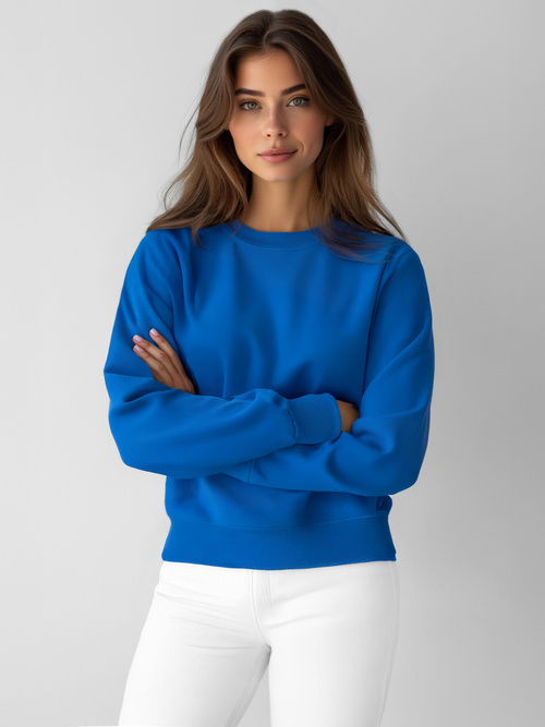 Mėlynas moteriškas džemperis OZONEE JS/W01Z