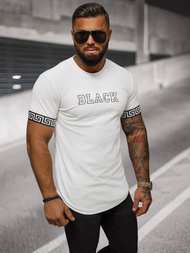 Baltas vyriški marškinėliai OZONEE O/T7571