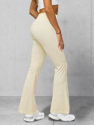 Pieno spalva moteriškos tamprės plačiomis kojomis OZONEE JS/17K570/1