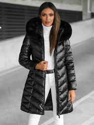 Juoda moteriška striukė OZONEE JS/16M9100/392Z