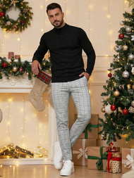 Pilkos vyriškos chino kelnės OZONEE DJ/5522Z