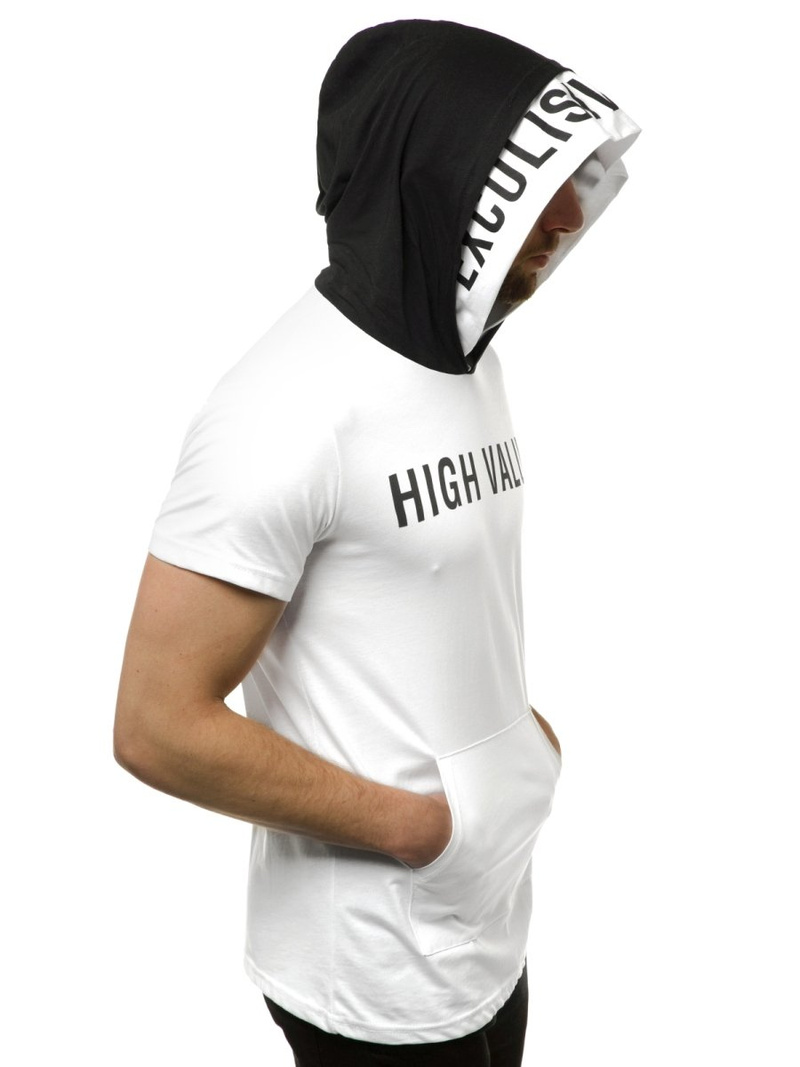 Baltii vyriški marškinėliai su gobtuvu OZONEE MAD/3076