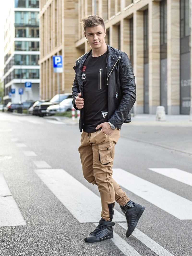 Camel vyriškos jogger stiliaus kelnės OZONEE A/705