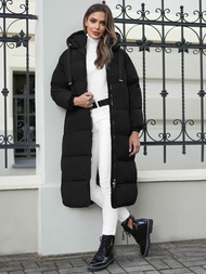 Juoda moteriška striukė OZONEE JS/5M3163/392Z