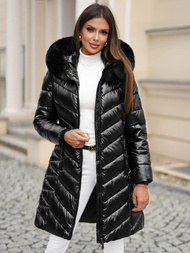 Juoda moteriška striukė OZONEE JS/16M9100/392Z