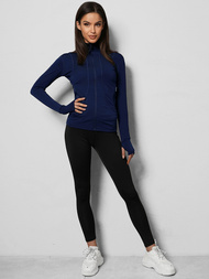 Granatinė moteriška džemperis OZONEE JS/HD150/4Z