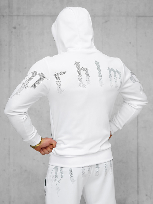 Baltas vyriškas sportinis kostiumas OZONEE O/FF3781AB