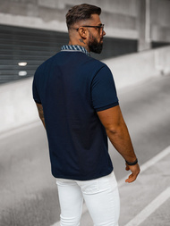 Granatinė vyriški polo marškinėliai OZONEE O/DA803