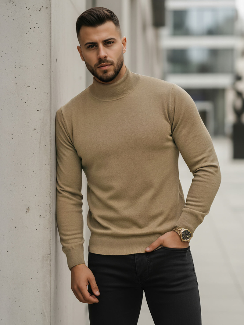 Camel spalva vyriškas megztinis OZONEE V/V24503