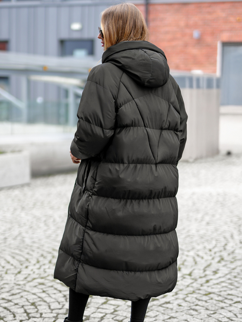 Juoda moteriška striukė OZONEE JS/5M3163/392Z