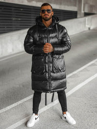 Juodas vyriška žieminė striukė OZONEE O/M3205Z