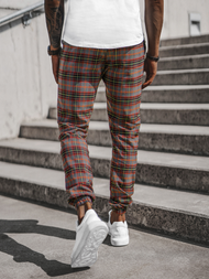 Spalvoti vyriškos chino kelnės OZONEE DJ/2284/22Z