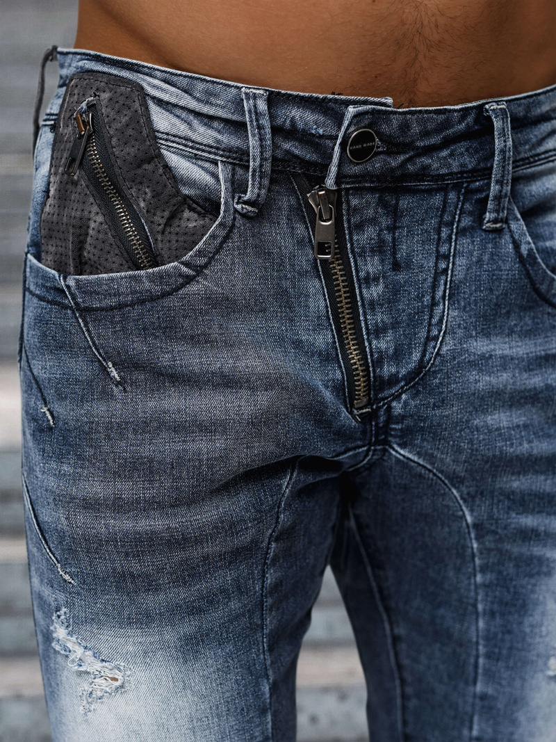 Mėlyni vyriški džinsai OZONEE NB/MP0045B