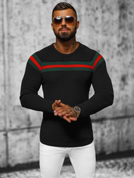 Juodas Vyriškas Megztinis OZONEE L/2457Z