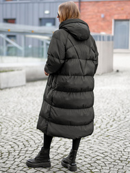 Juoda moteriška striukė OZONEE JS/5M3163/392Z