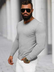 Pilkas vyriškas megztinis OZONEE NB/MMB601/2Z